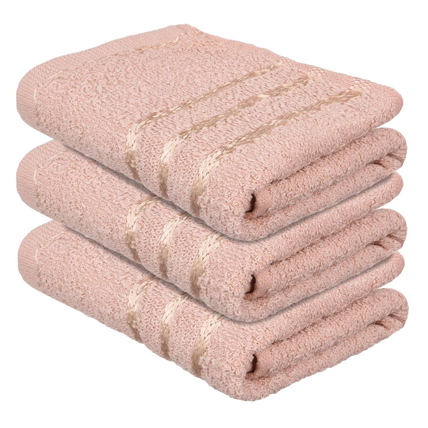     			Ashru Pack of 3 Cotton 351-400 -GSM Hand Towel ( Assorted )