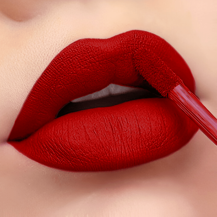     			BELLABLOOM Red Liquid Matte Lipstick Shade, 5ml (Pack of 1)