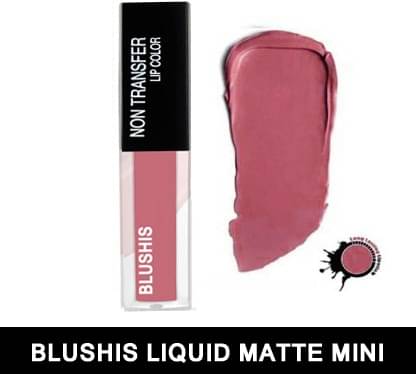     			BLUSHIS Long Wear Peach Ultra Matte Lipstick