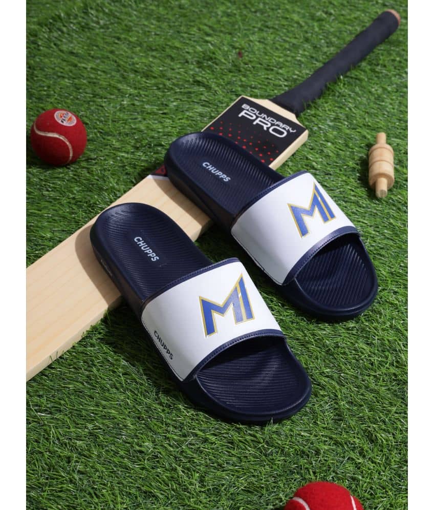 CHUPPS White Men's Slide Flip Flop