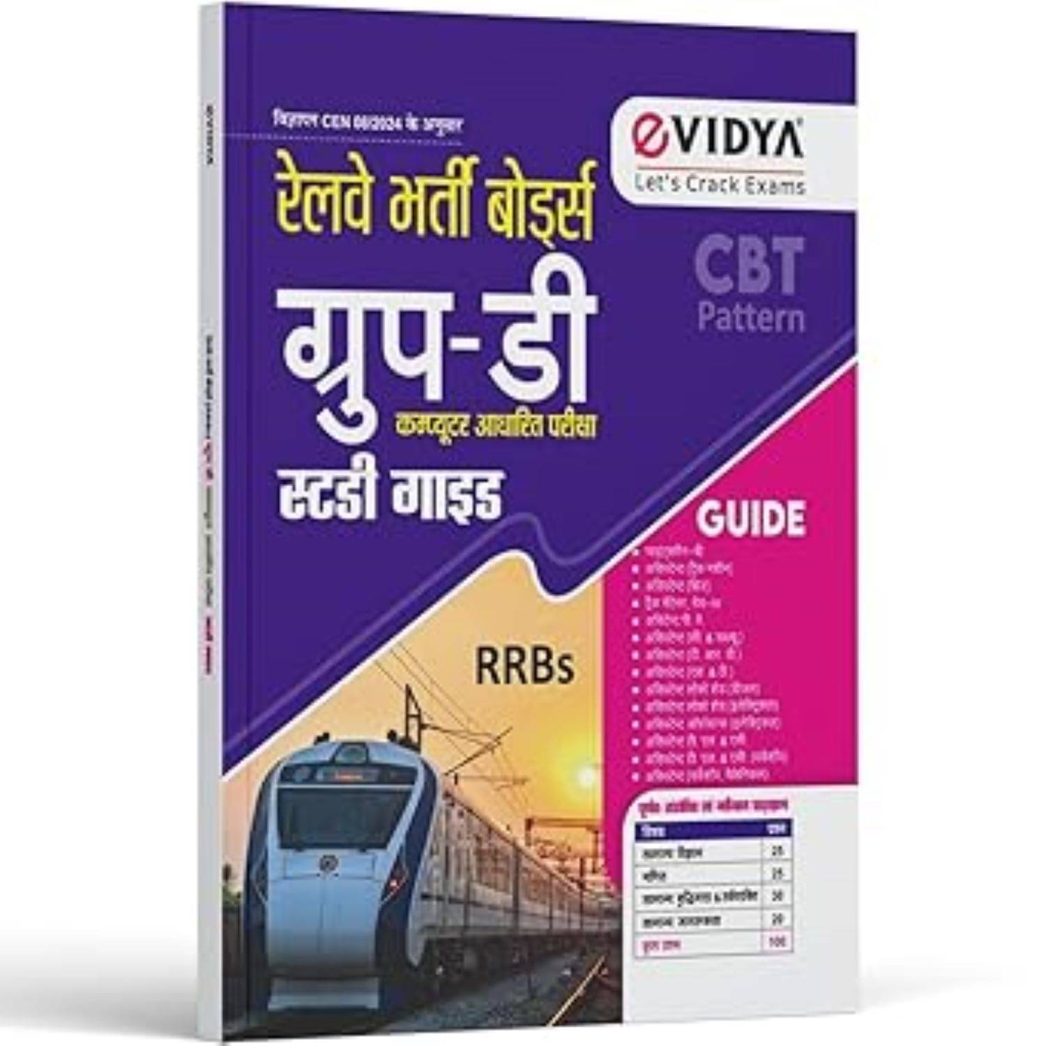 EVIDYA Railway Group D CBT Study Guide Book for RRB Exam 2024, Hindi Edition EVIDYA Railway Group D CBT Study Guide Book for RRB Exam 2024, Hindi Edition