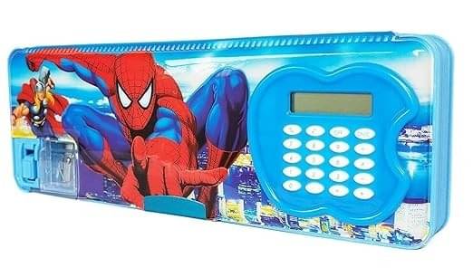     			Eclet 2022 Cartoon Printed Plastic Pencil Box Avengers for Kids Jumbo Pencil Box Art Plastic Pencil Box  (Set of 1, Multicolor)