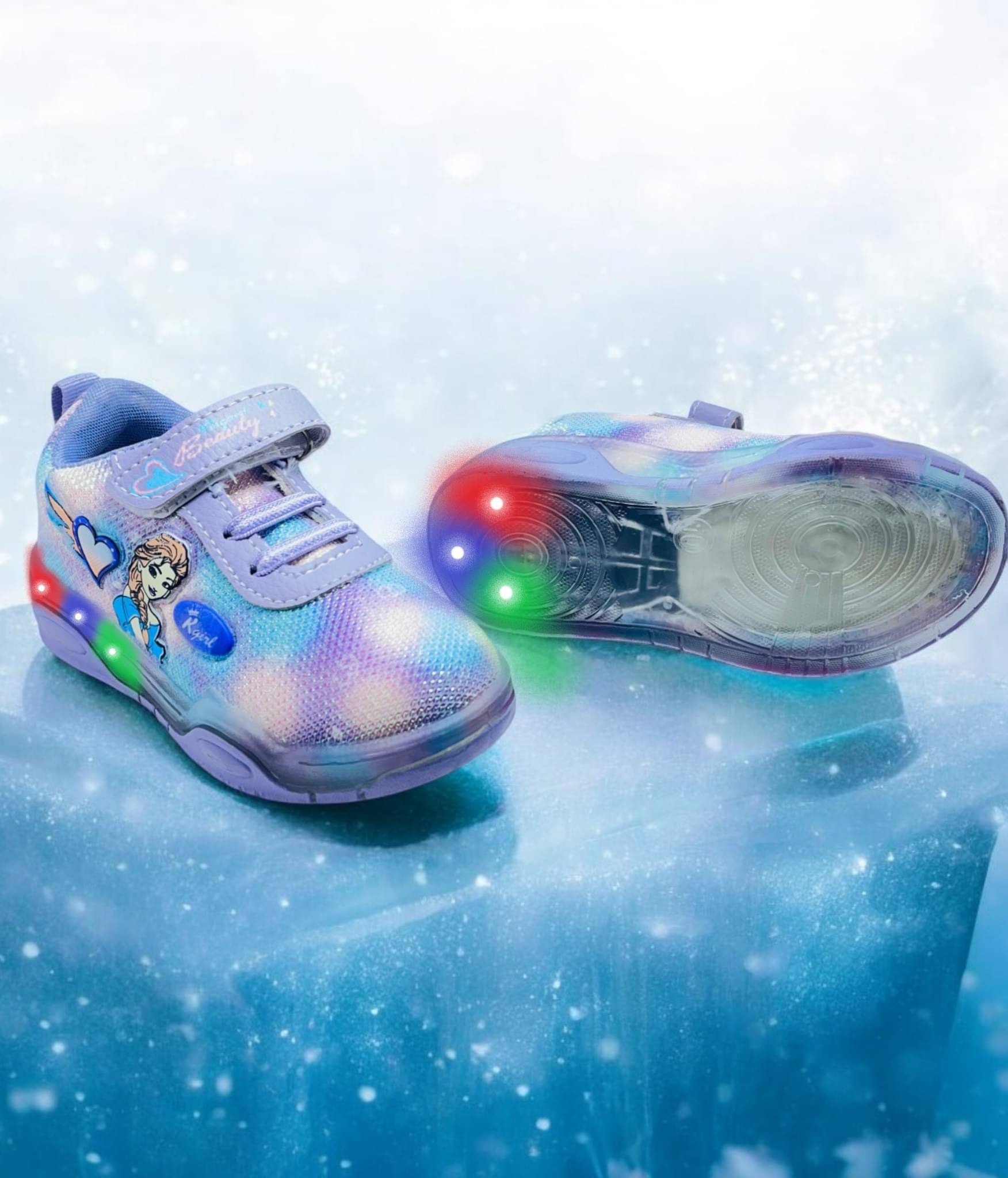     			Fabbmate - Purple Girl's LED Shoes ( 1 Pair )