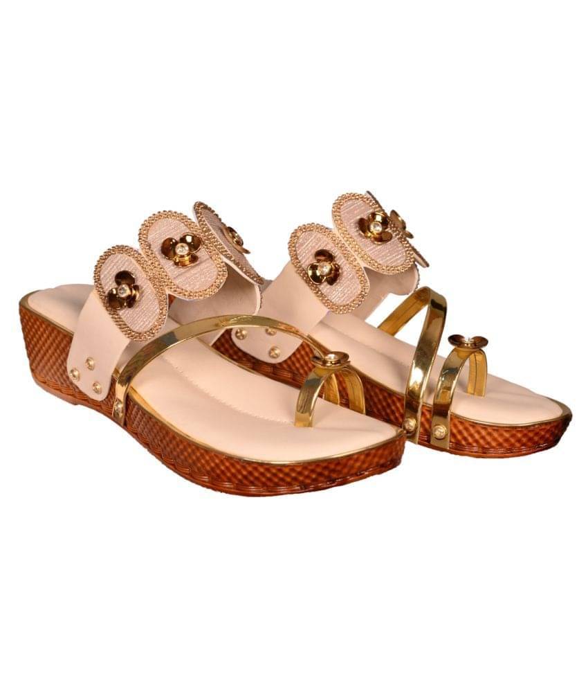 Footprints White Women's Sandal Heels Footprints White Women's Sandal Heels