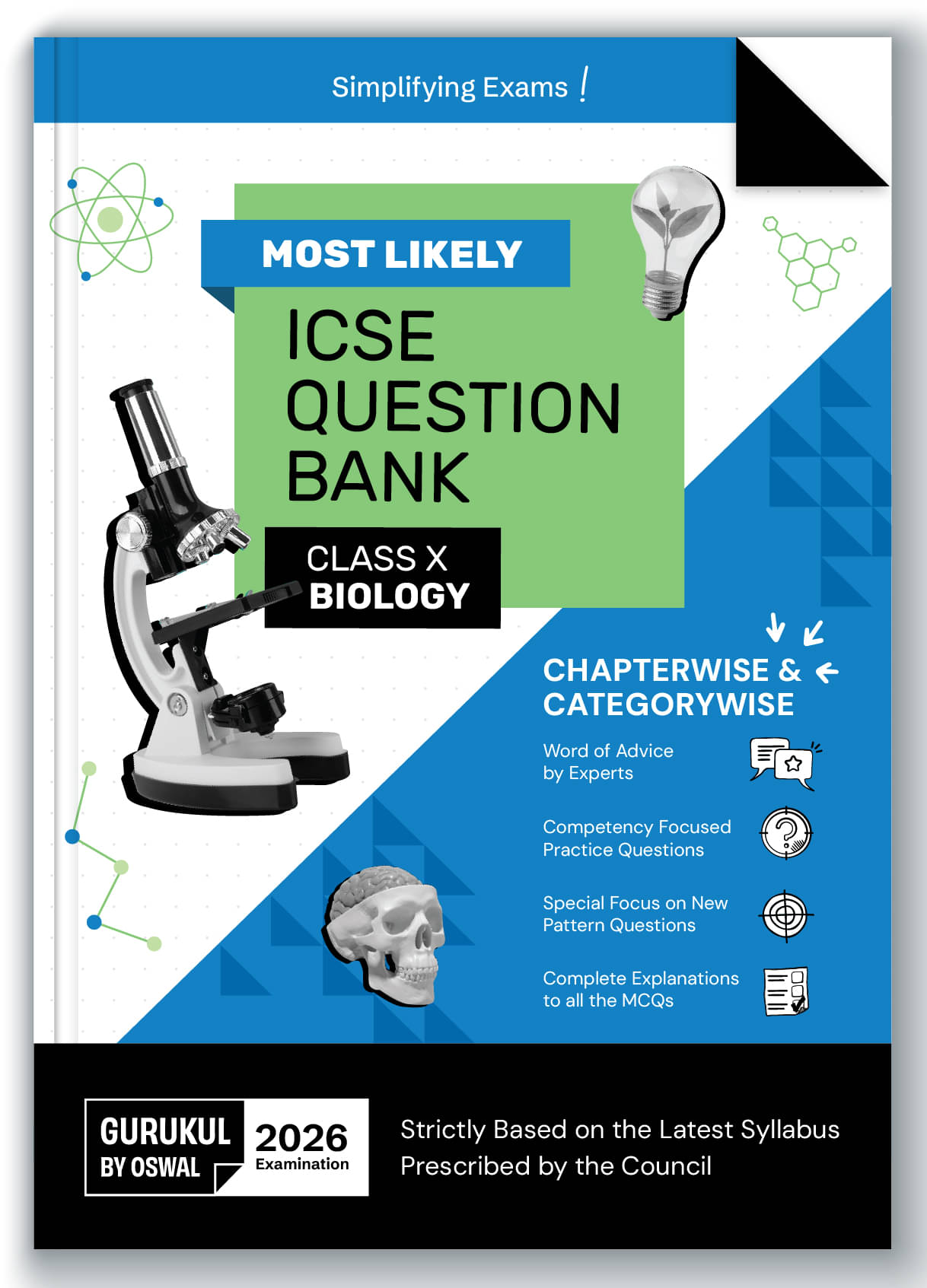     			Gurukul By Oswal Biology Most Likely Question Bank ICSE Class 10 Exam 2026 - Chapterwise & Categorywise Topics, Comptency Focused Questions, Expert Ad