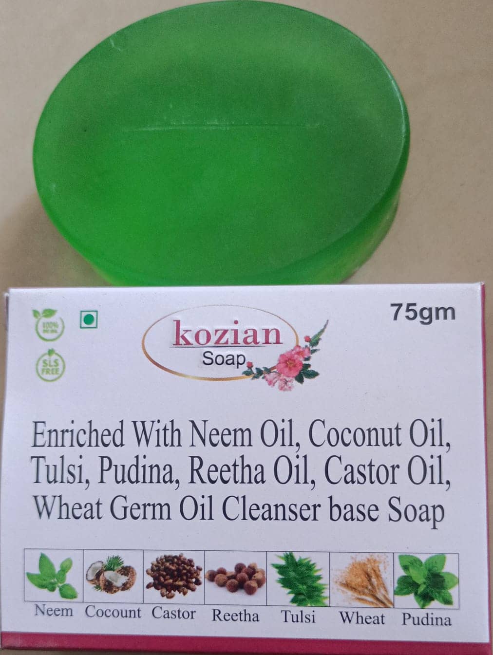 KOZIAN Antibacterial Skin boost & Skin Glow Soap for All Skin Type ( Pack of 1 )