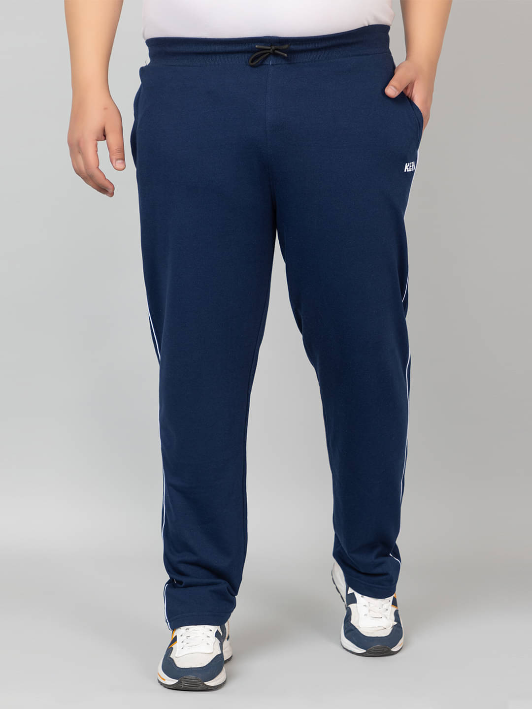     			Kepa Blue Cotton Blend Men's Trackpants ( Pack of 1 )