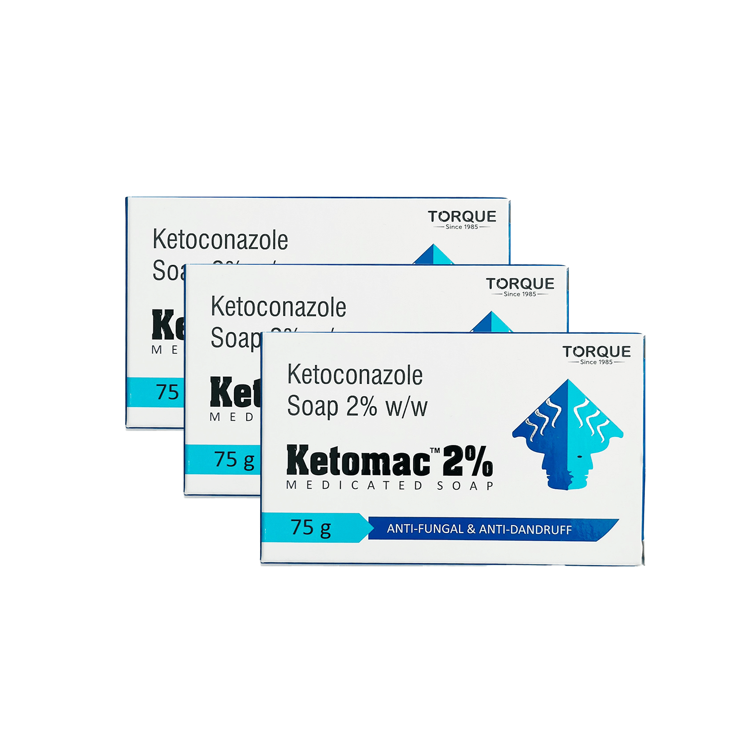 Ketomac Antibacterial Soap for All Skin Type ( Pack of 3 )