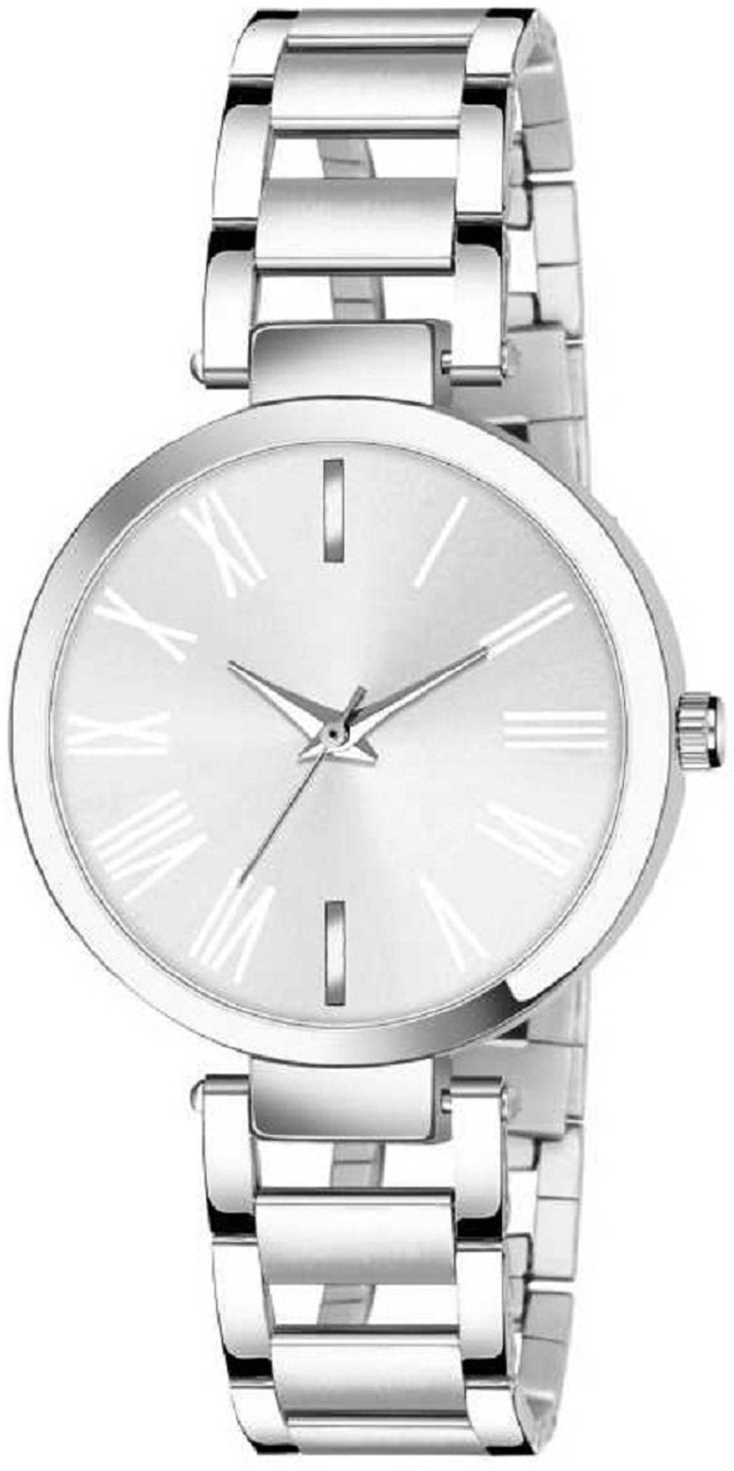    			MIVAAN Silver Stainless Steel Analog Womens Watch