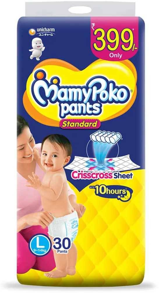 Mamy Poko L Diaper Pants ( Pack of 30 ) Mamy Poko L Diaper Pants ( Pack of 30 )