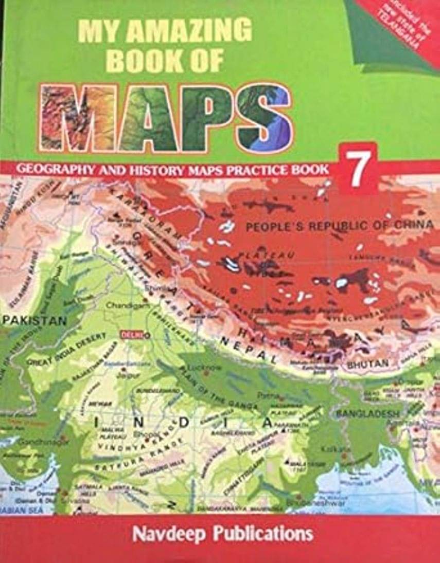 My amazing book of MAPS Geography and History maps Practice Book 7 My amazing book of MAPS Geography and History maps Practice Book 7