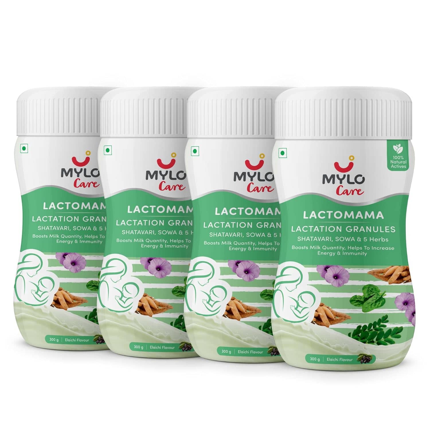 Mylo Lactomama Lactation Granules Powder 1200 gm Pack Of 4