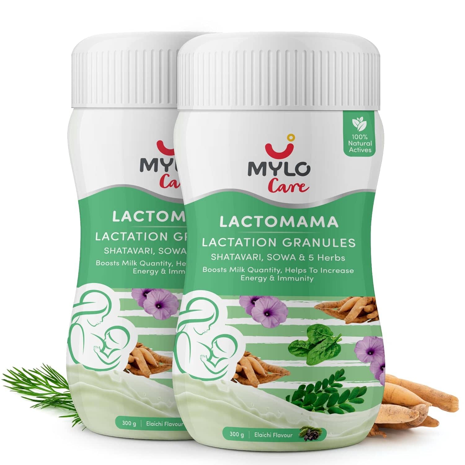 Mylo Lactomama Lactation Granules Powder 600 gm Pack Of 2