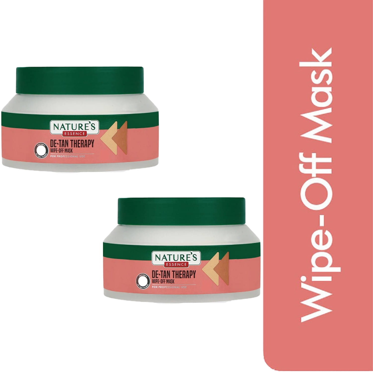     			Nature's Essence De-Tan Therapy Wipe Off Mask, 200ml, (Pack of 2)