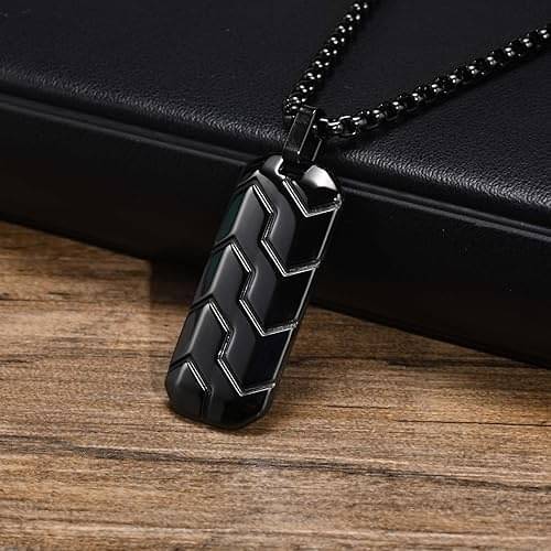     			Next Tech Step Black Metal Necklace ( Pack of 1 )