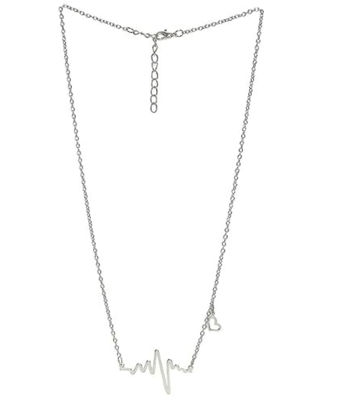     			Next Tech Step Silver Metal Necklace ( Pack of 1 )