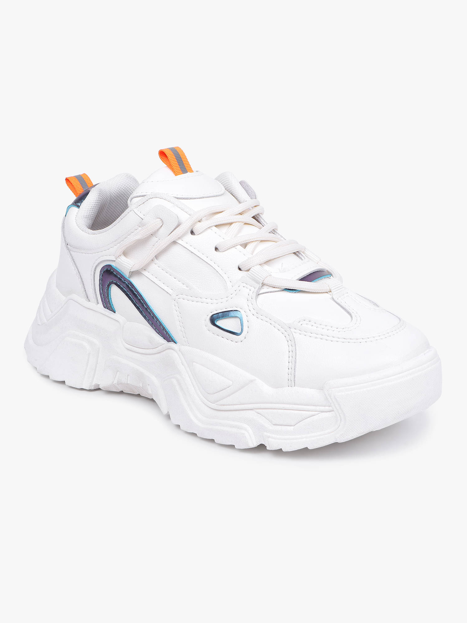     			OZZOH Off White Women's Sneakers
