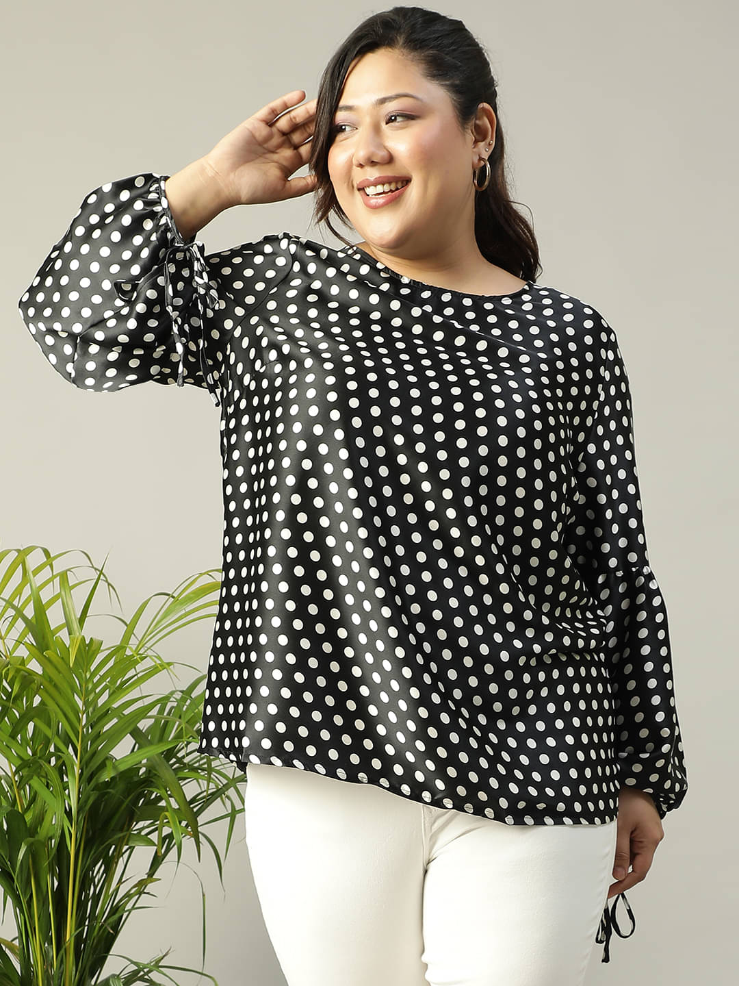 Oxolloxo Women's Polyester Regular Top ( Black ) Oxolloxo Women's Polyester Regular Top ( Black )