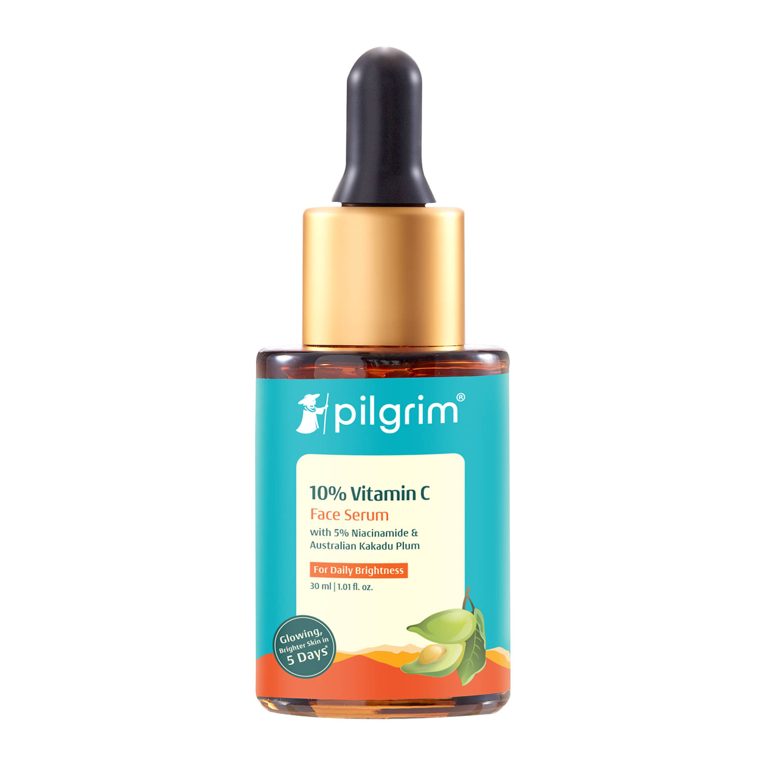     			Pilgrim 10% Vitamin C Face Serum For Daily Brightness for All Skin Type, 30ml (Pack of 1)