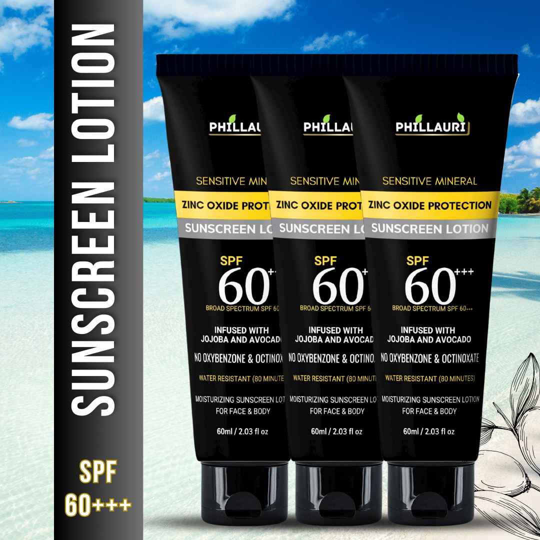 Phillauri SPF 60 Outdoor Tanning Sunscreen Cream For All Skin Type ( Pack of 3 ) Phillauri SPF 60 Outdoor Tanning Sunscreen Cream For All Skin Type ( Pack of 3 )