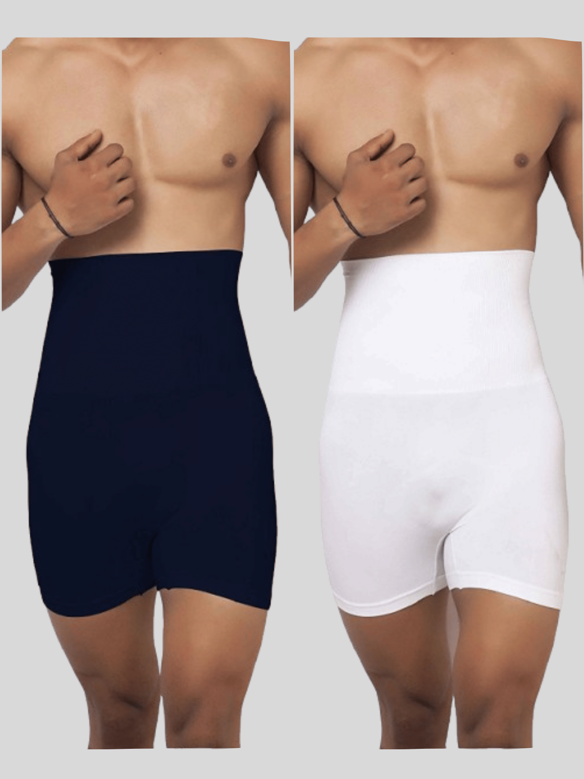 Pia Trends Pack of 2 Men's Tummy Shaper ( White ) - Shapewear | Buy online on ZillyBuy