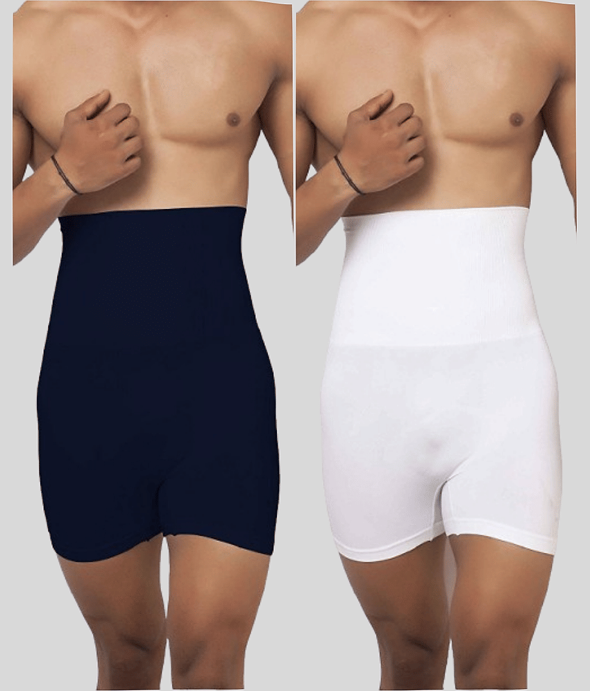Pia Trends Pack of 2 Men's Tummy Shaper ( White ) - Shapewear | Buy online on ZillyBuy
