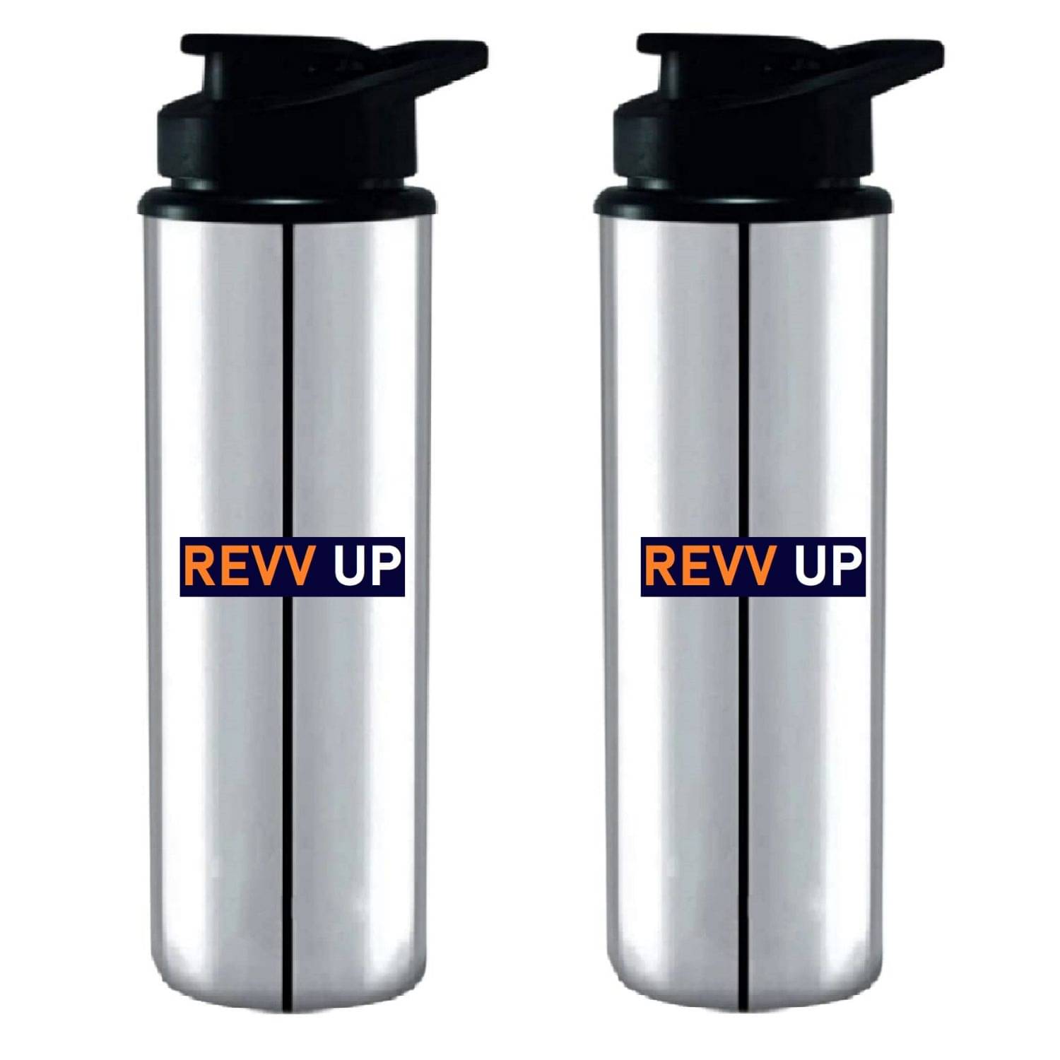     			REVV UP Steel Sipper Bottle Silver Stainless Steel Sipper Water Bottle 900 mL ( 2 )