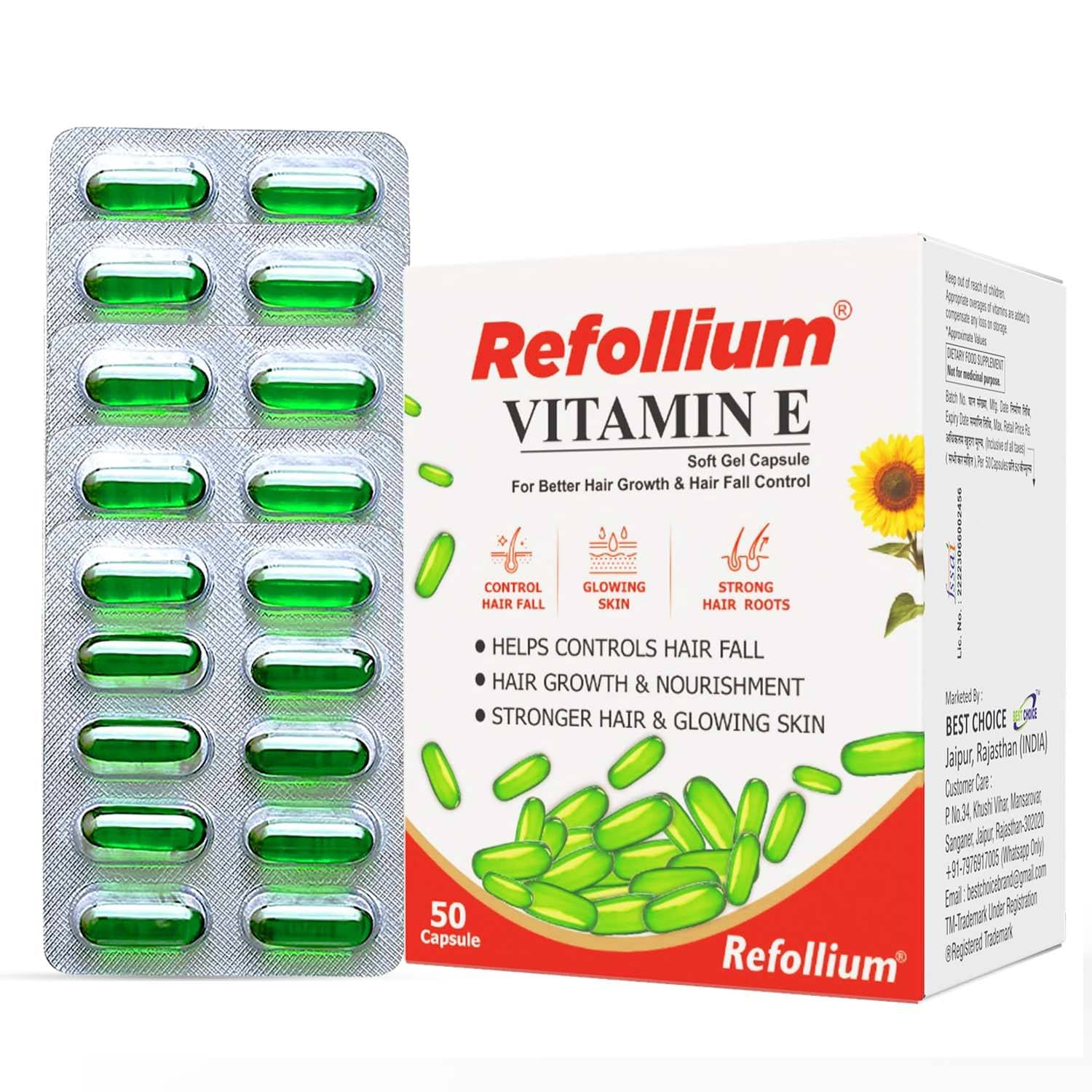 Refollium Vitamin E ( Pack of 1 ) Refollium Vitamin E ( Pack of 1 )