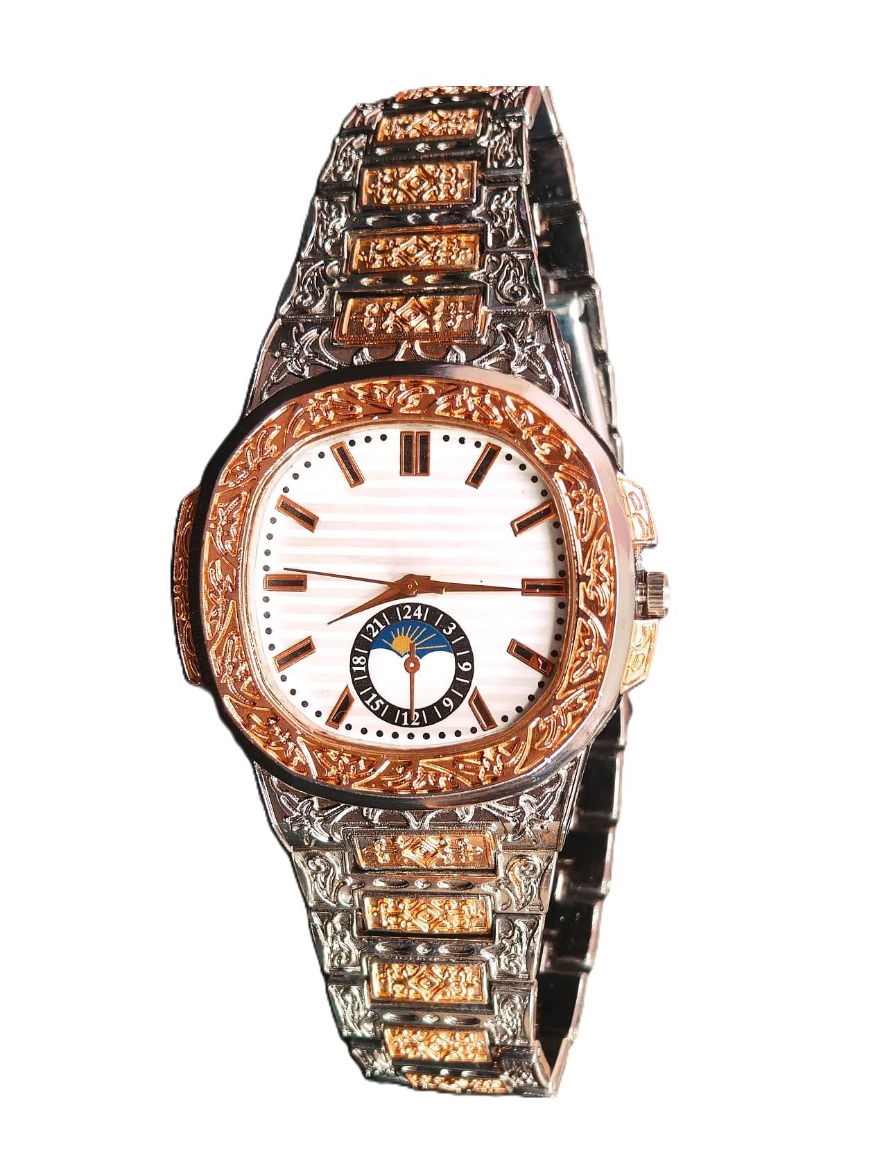     			Renaissance Traders Multicolor Metal Analog Men's Watch