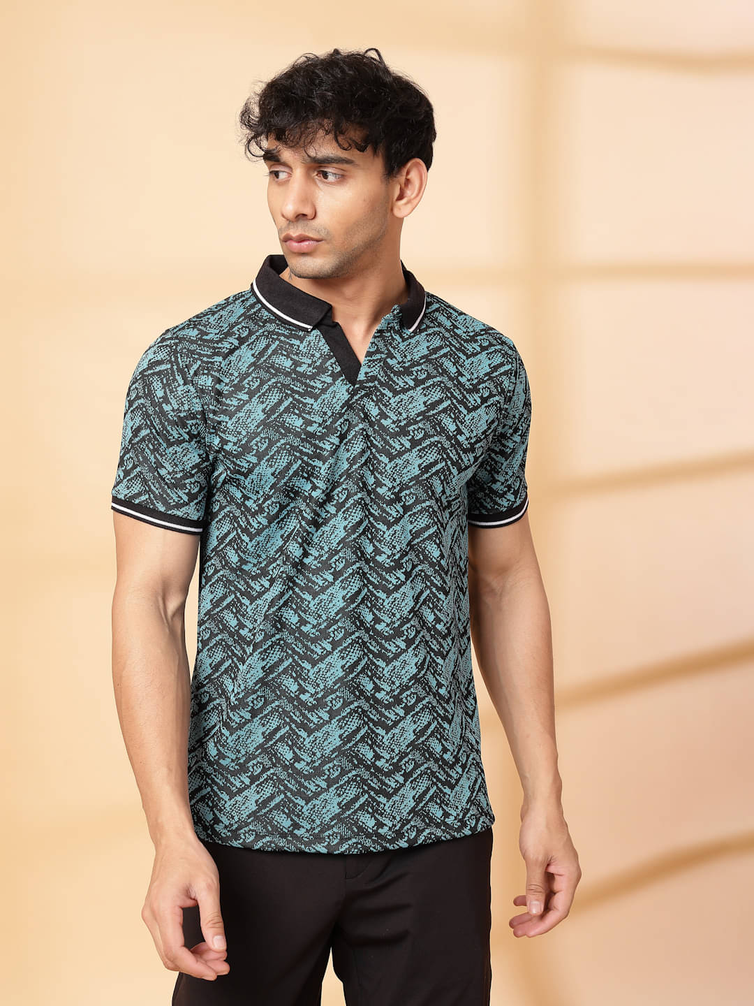 Rigo Pack of 1 Polyester Regular Fit Printed Half Sleeves Men's Polo T Shirt ( Olive ) Rigo Pack of 1 Polyester Regular Fit Printed Half Sleeves Men's Polo T Shirt ( Olive )