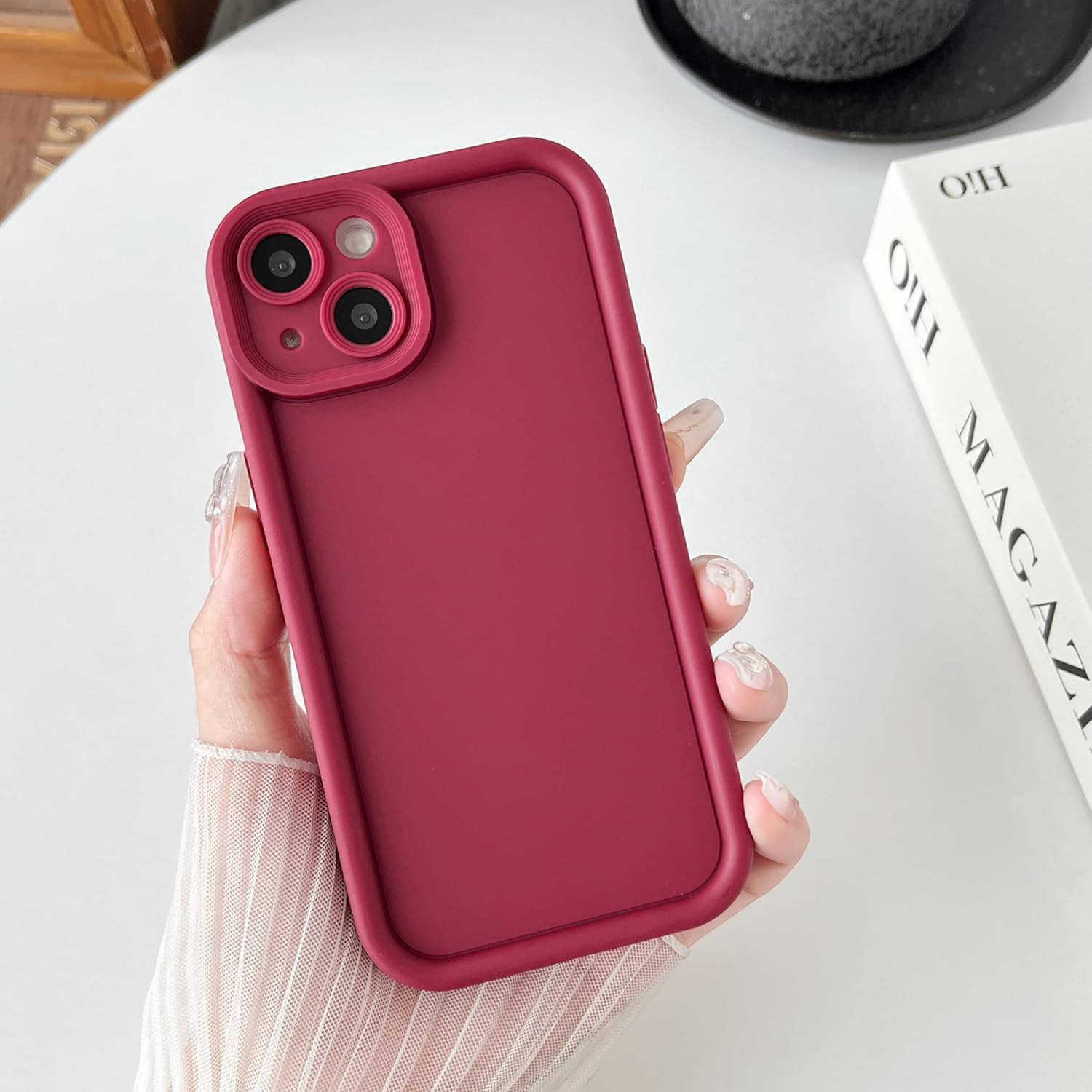     			Scalebee Silicon Soft cases Compatible For Silicon Apple iPhone 15 Plus ( )