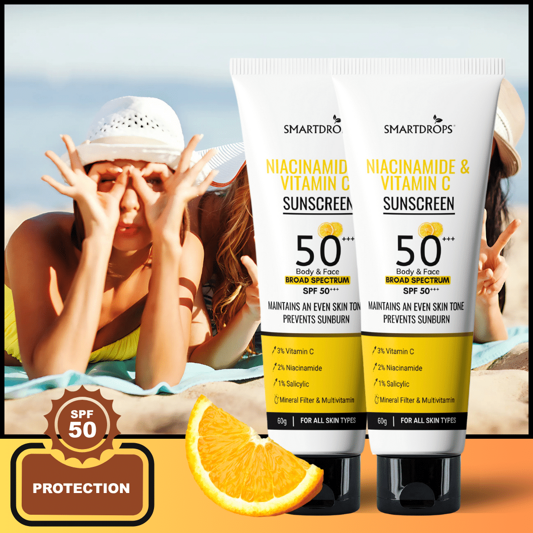     			Smartdrops SPF 50 Tan Removal Cream For Dry Skin ( Pack of 2 )