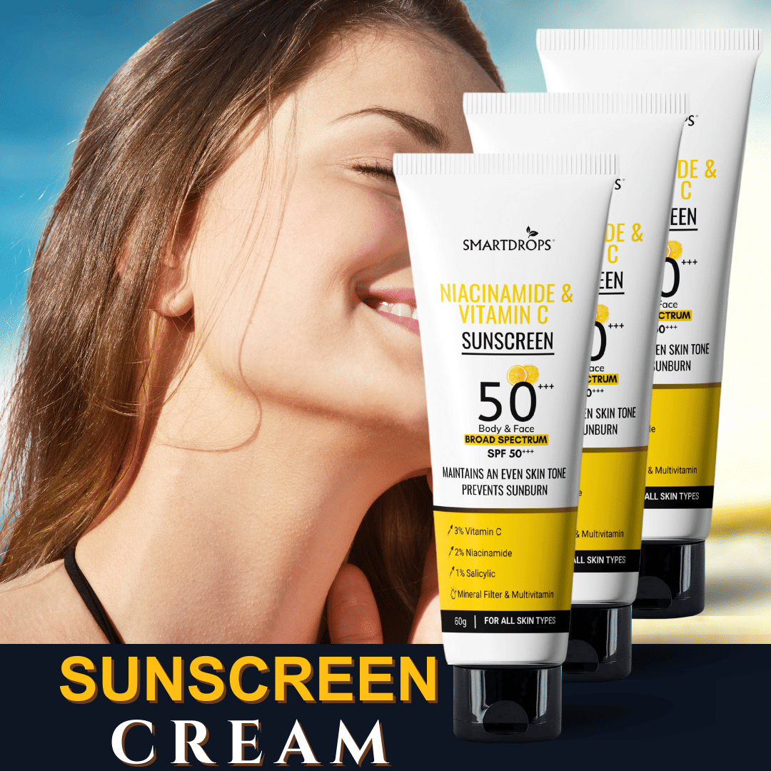     			Smartdrops SPF 50 Tan Removal Cream For Normal Skin ( Pack of 3 )