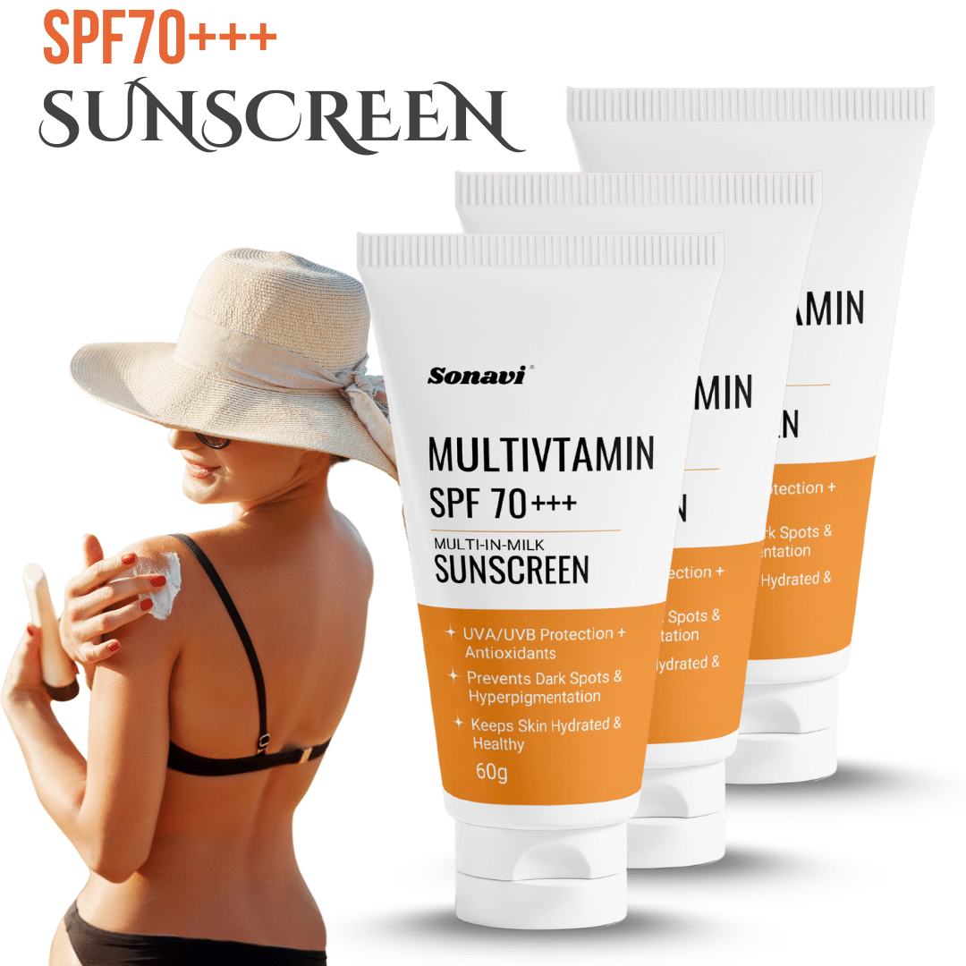     			Sonavi SPF 70 Tan Optimiser Cream For Sensitive Skin ( Pack of 3 )