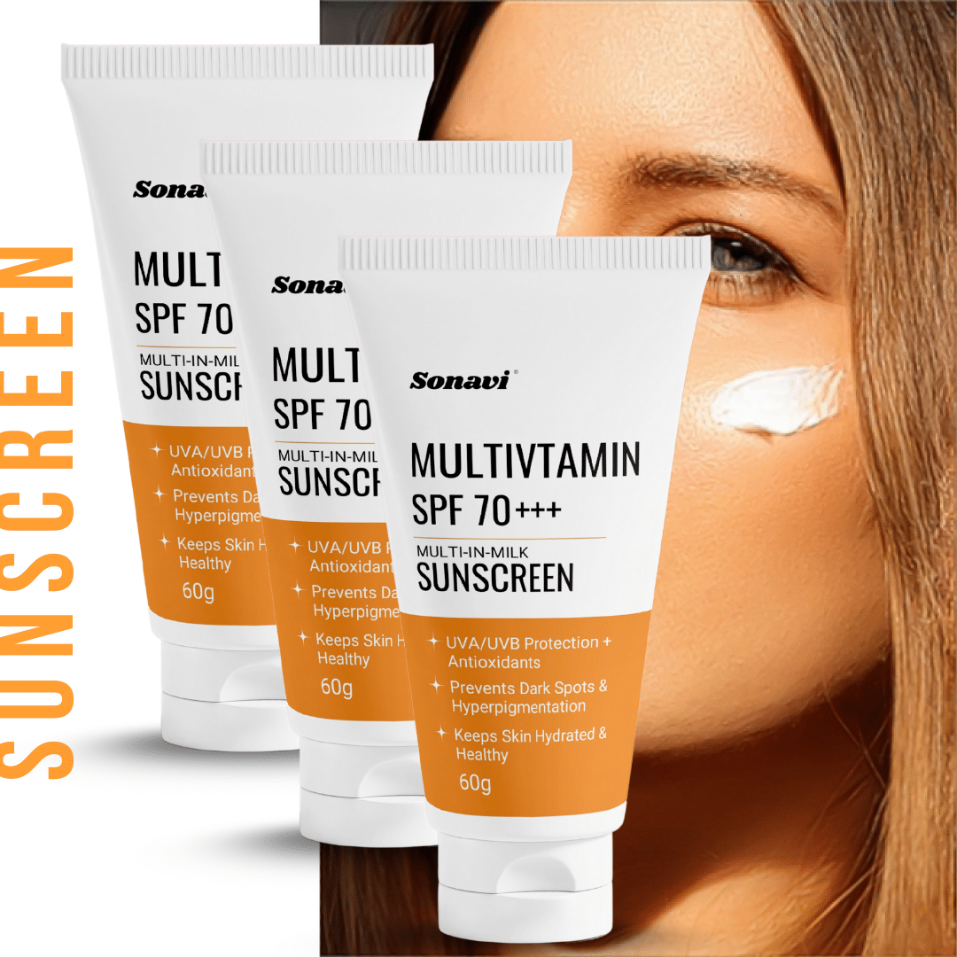     			Sonavi SPF 70 Tan Removal Cream For Sensitive Skin ( Pack of 3 )