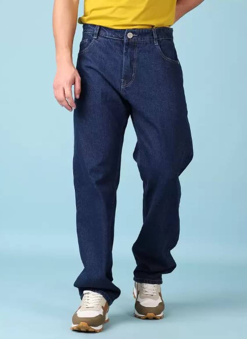 Star4well Relaxed Basic Men's Jeans - Dark Blue ( Pack of 1 ) Star4well Relaxed Basic Men's Jeans - Dark Blue ( Pack of 1 )