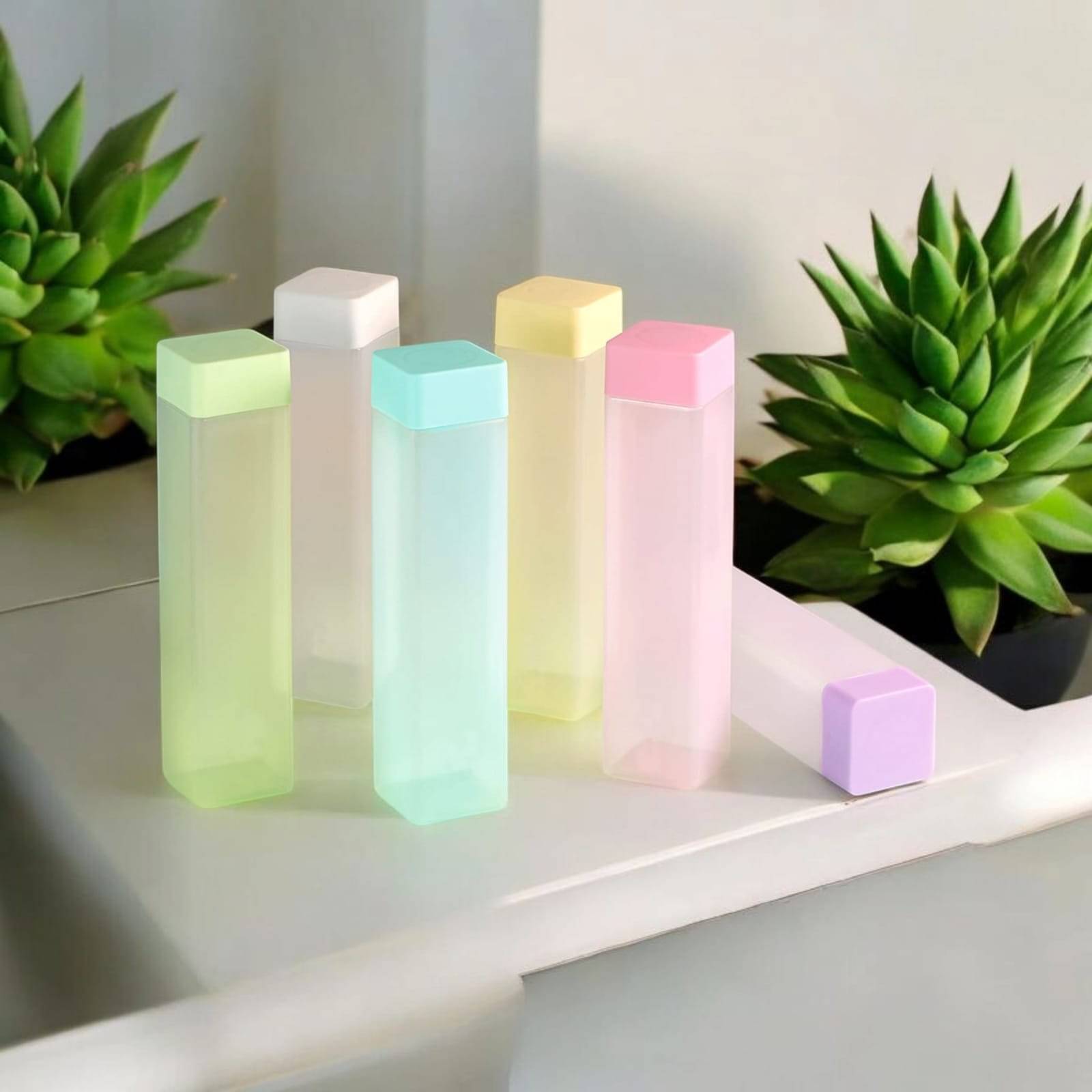     			Stysol Frosty Water Bottel  Multicolor Plastic Fridge Water Bottle 1005 mL ( 6 )