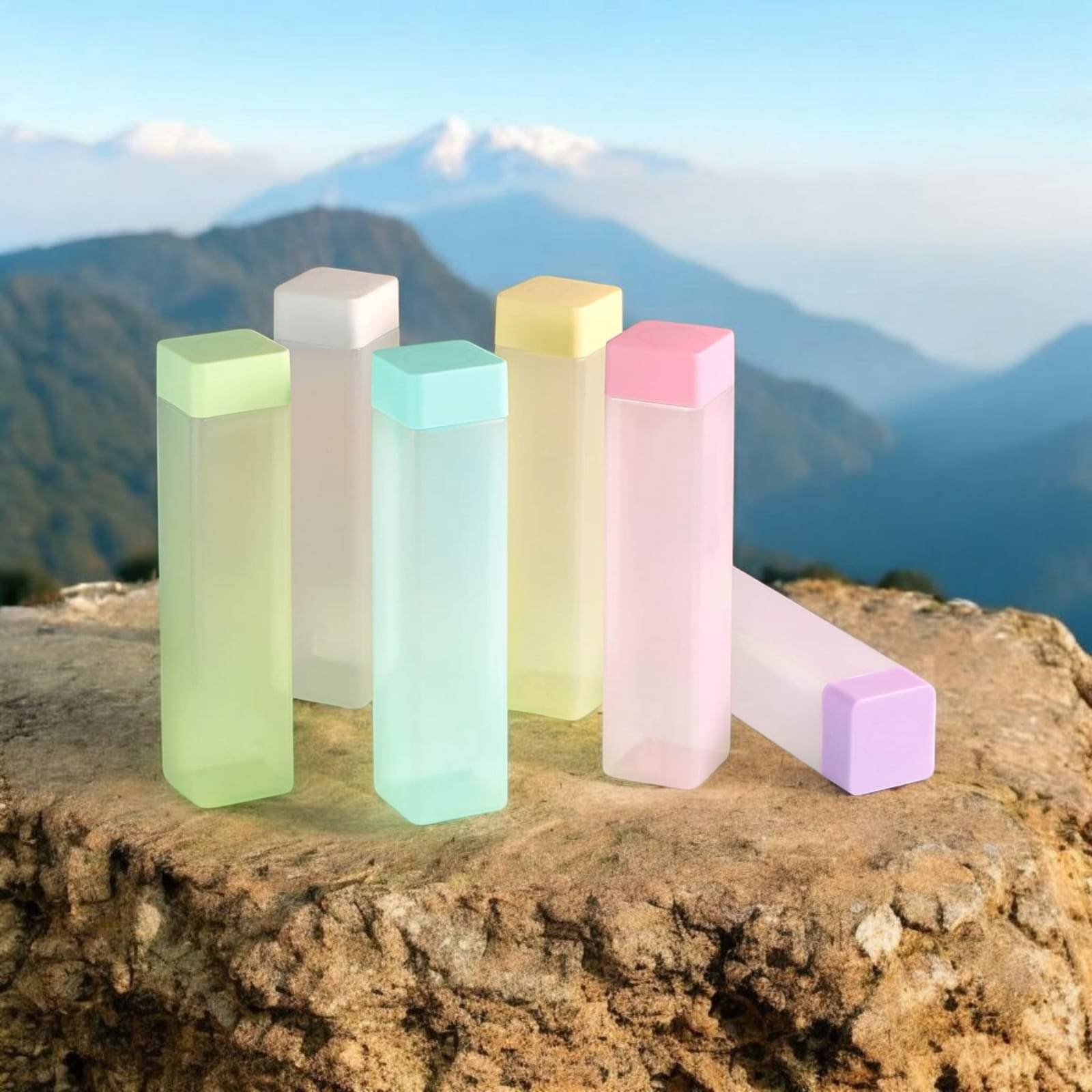     			Stysol Frosty Water Bottel  Multicolor Plastic Fridge Water Bottle 1005 mL ( 6 )