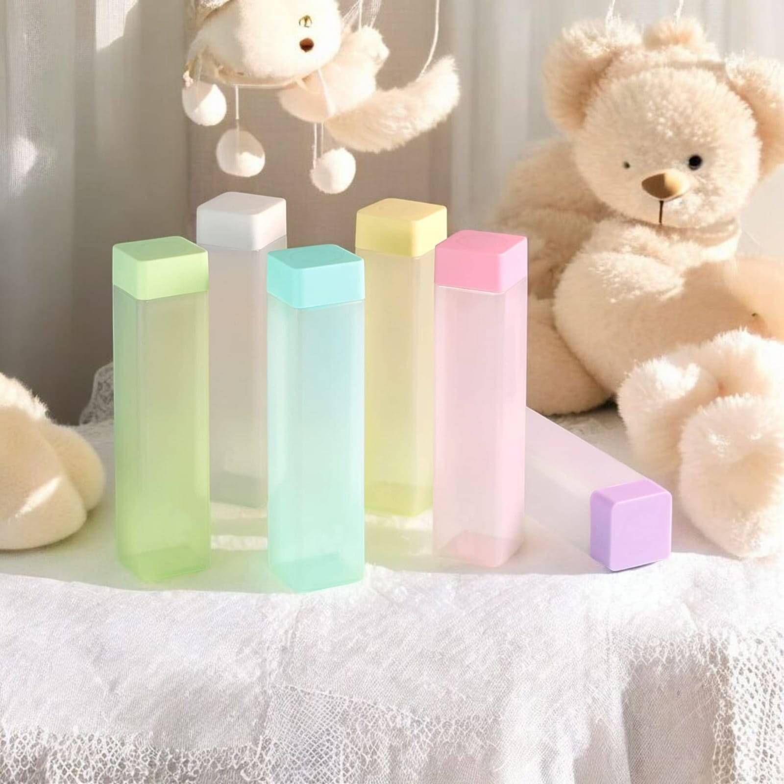     			Stysol Frosty Water Bottel  Multicolor Plastic Fridge Water Bottle 1005 mL ( 6 )