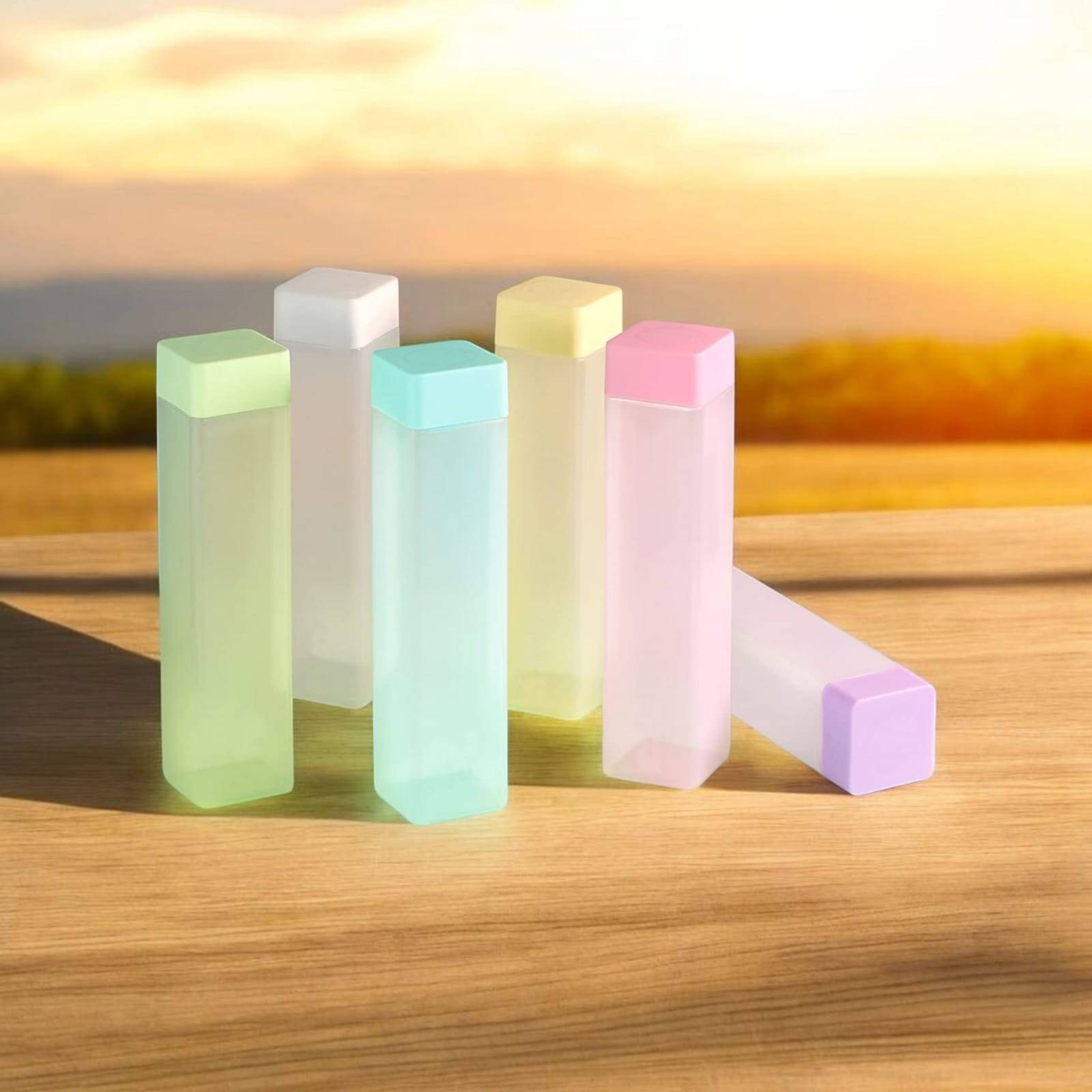 Stysol Frosty Water Bottel Multicolor Plastic Fridge Water Bottle 1005 mL ( 6 ) Stysol Frosty Water Bottel Multicolor Plastic Fridge Water Bottle 1005 mL ( 6 )