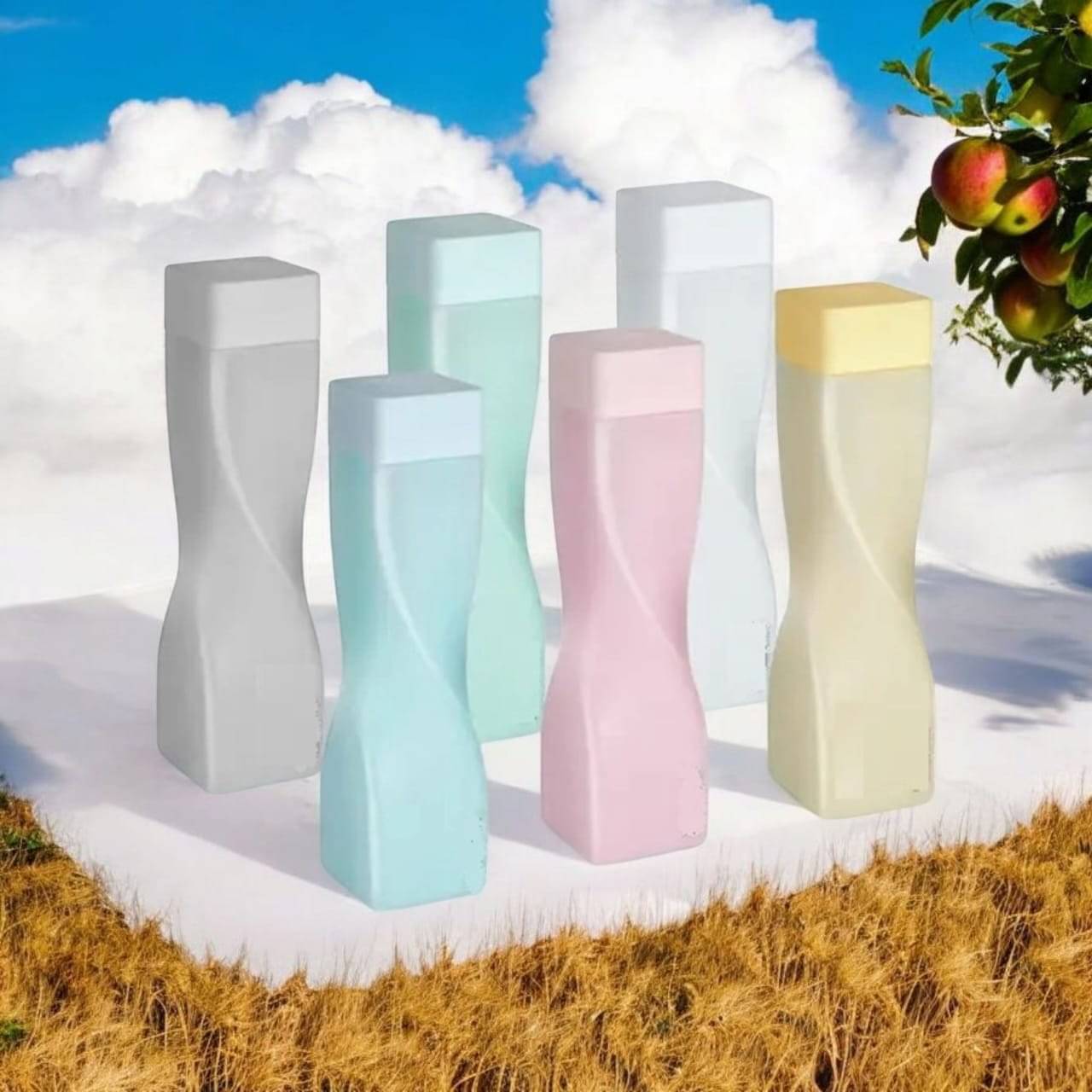     			Stysol Frosty Water Bottel  Multicolor Plastic Fridge Water Bottle 1005 mL ( 6 )