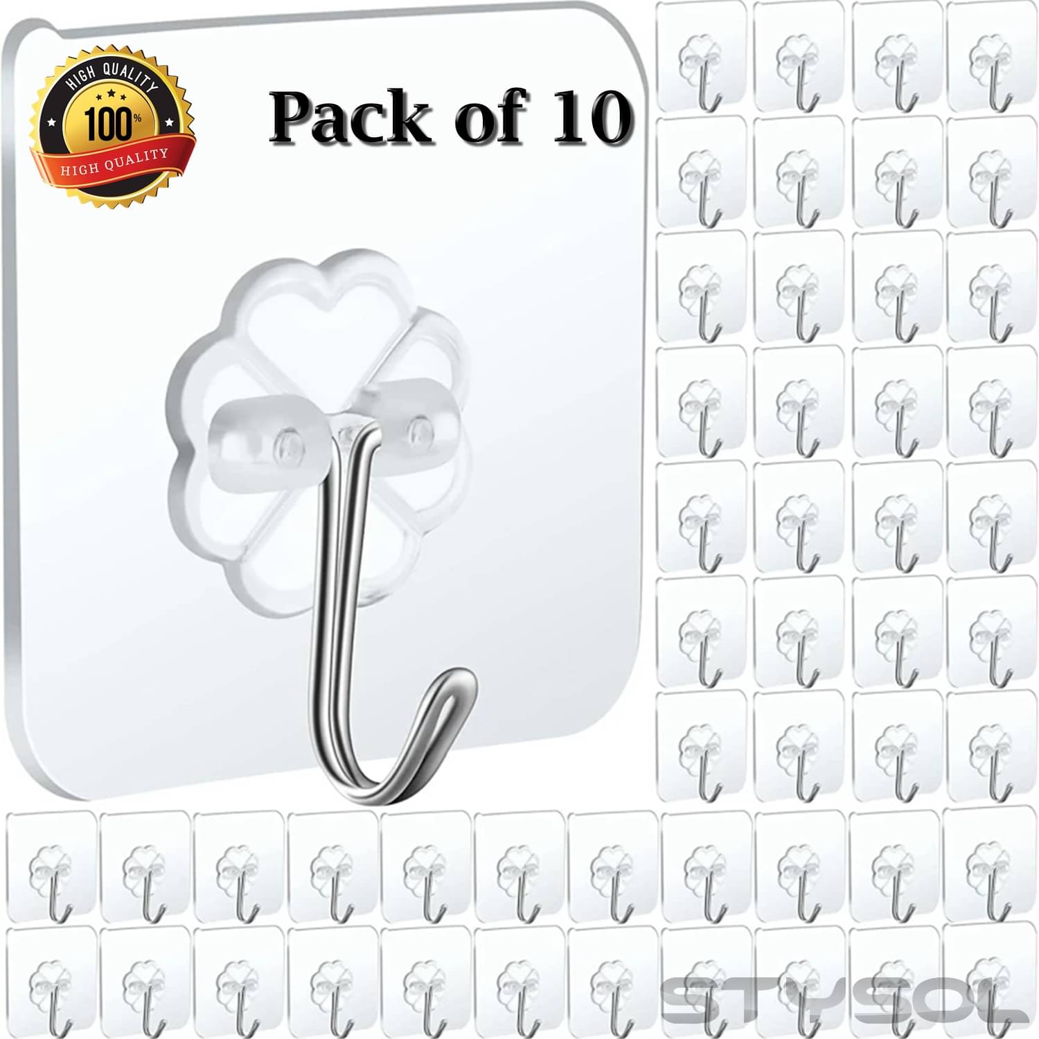     			Stysol Storage Stools ( Pack of 10 )