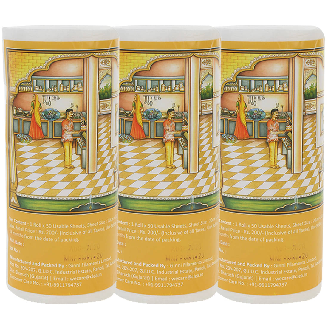 Superwipe Kitchen Tissue | Reusable and Washable Kitchen Roll | Multi Purpose 2X Extra Absorbent | 50 Pulls per Roll (Pack of 3) Superwipe Kitchen Tissue | Reusable and Washable Kitchen Roll | Multi Purpose 2X Extra Absorbent | 50 Pulls per Roll (Pack of 3)