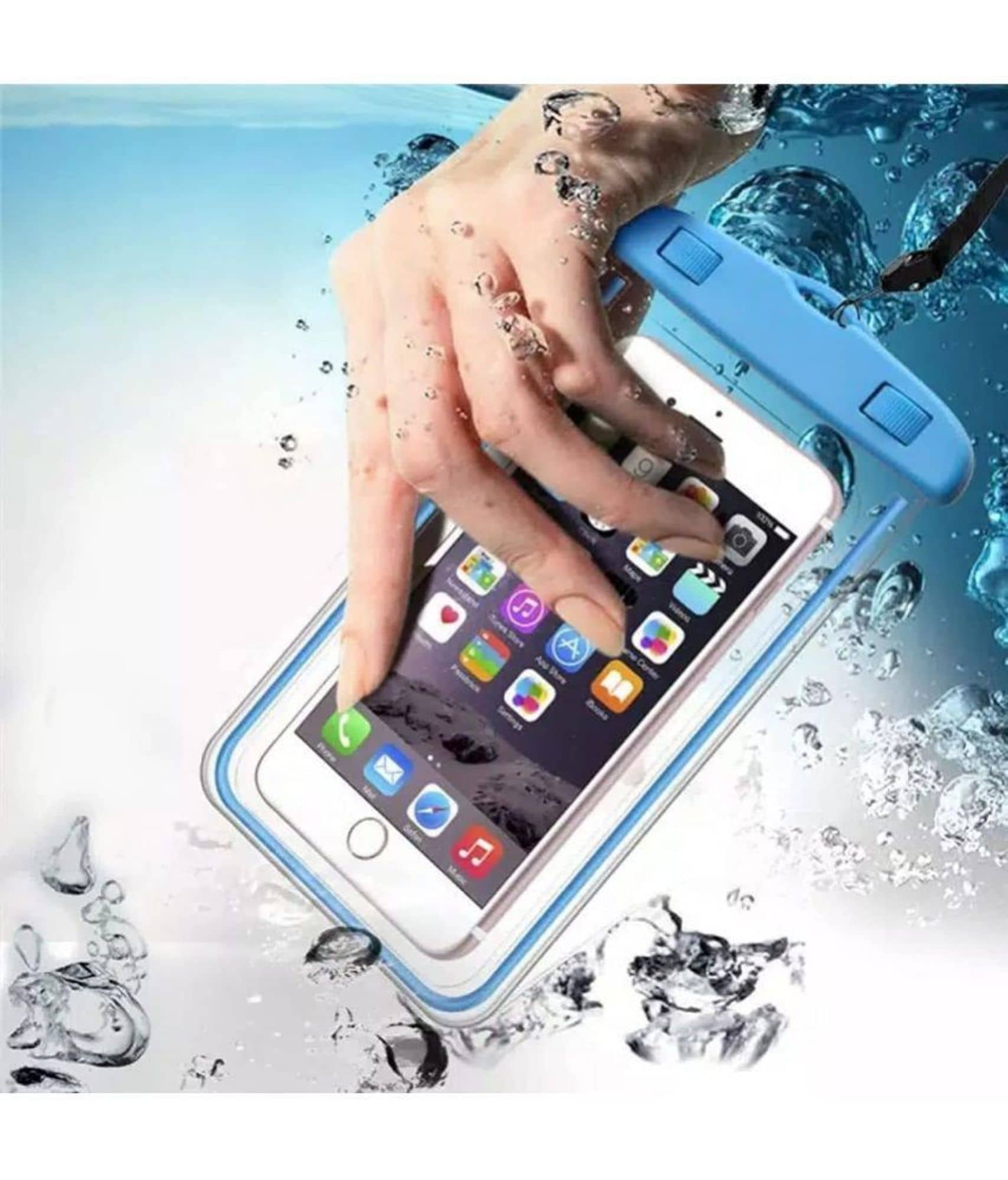 THRIFTKART - 2PC Swim cover for mobiles waterproof mobile cover for photography | underwater pouch for phone (ASSORTED COLOR) - Sports and Fitness Equipment | Buy online on ZillyBuy