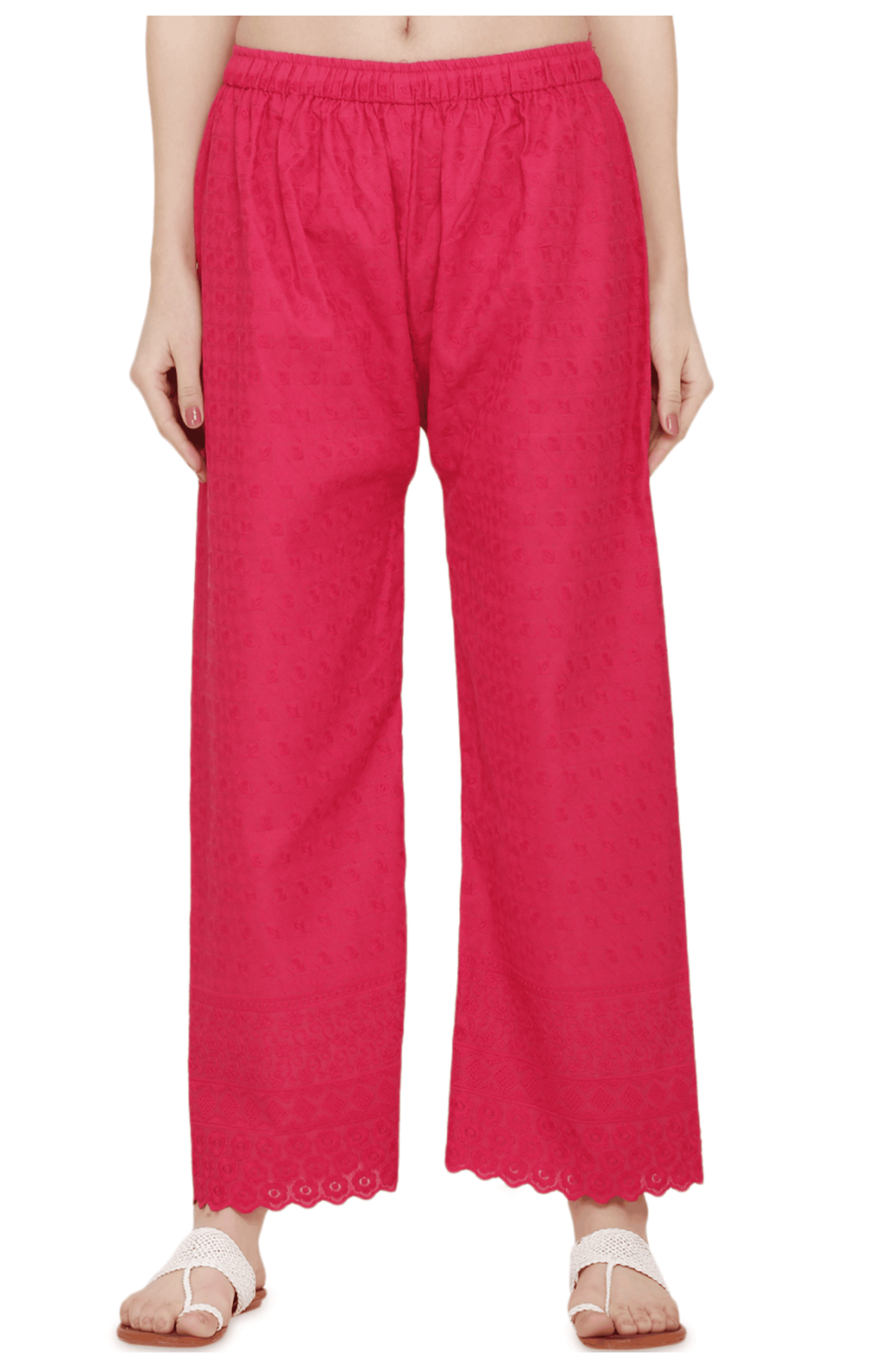 TNQ - Magenta Cotton Women's Palazzo ( Pack of 1 ) TNQ - Magenta Cotton Women's Palazzo ( Pack of 1 )