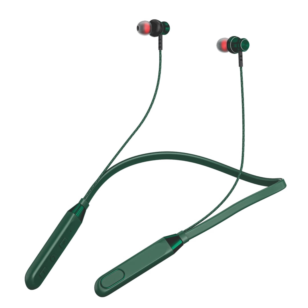 TecSox Spark411 Bluetooth Neckband | 30H Playtime | Deep Bass | Green TecSox Spark411 Bluetooth Neckband | 30H Playtime | Deep Bass | Green