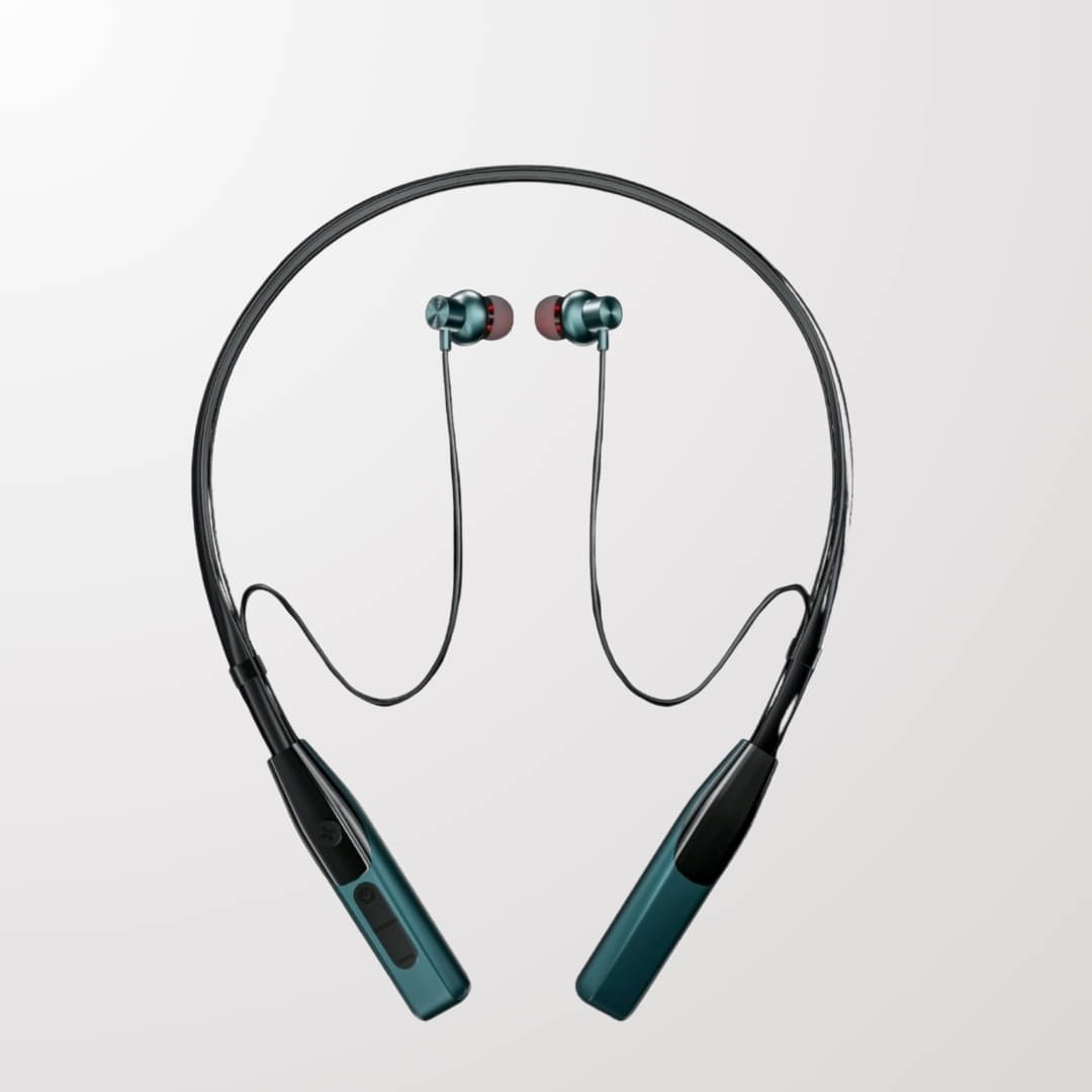     			TecSox Spark511 Bluetooth Neckband | 30H Playtime | Deep Bass | Blue