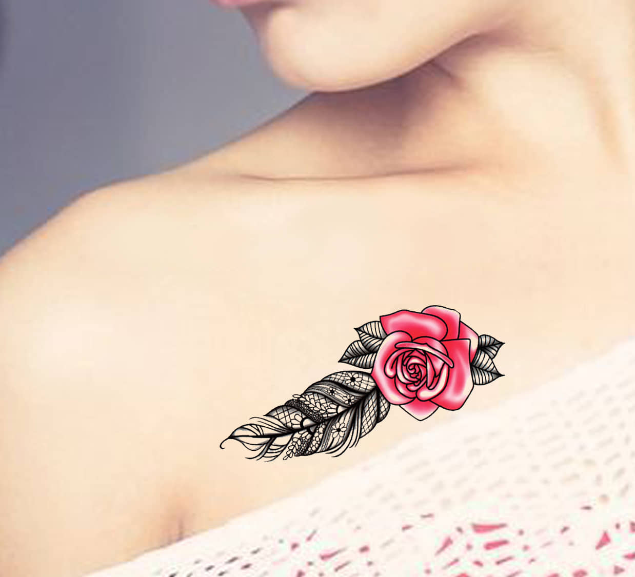 The Canvas Arts Realistic Look Waterproof Temporary Tattoo Sticker Body Tattoo