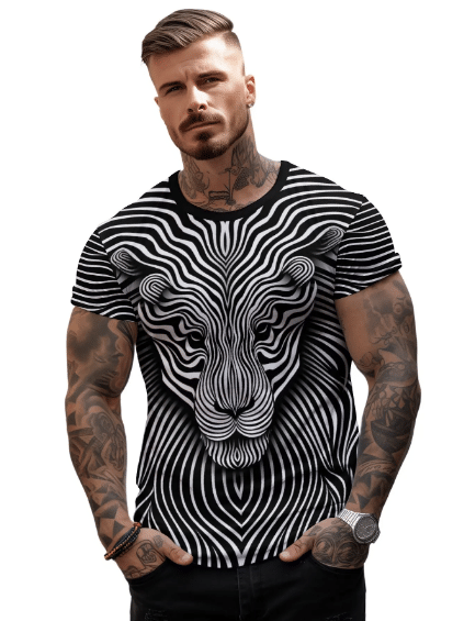 Ud Fabric Cotton Blend Regular Fit Printed Half Sleeves Men's Round T-Shirt - White ( Pack of 1 ) Ud Fabric Cotton Blend Regular Fit Printed Half Sleeves Men's Round T-Shirt - White ( Pack of 1 )