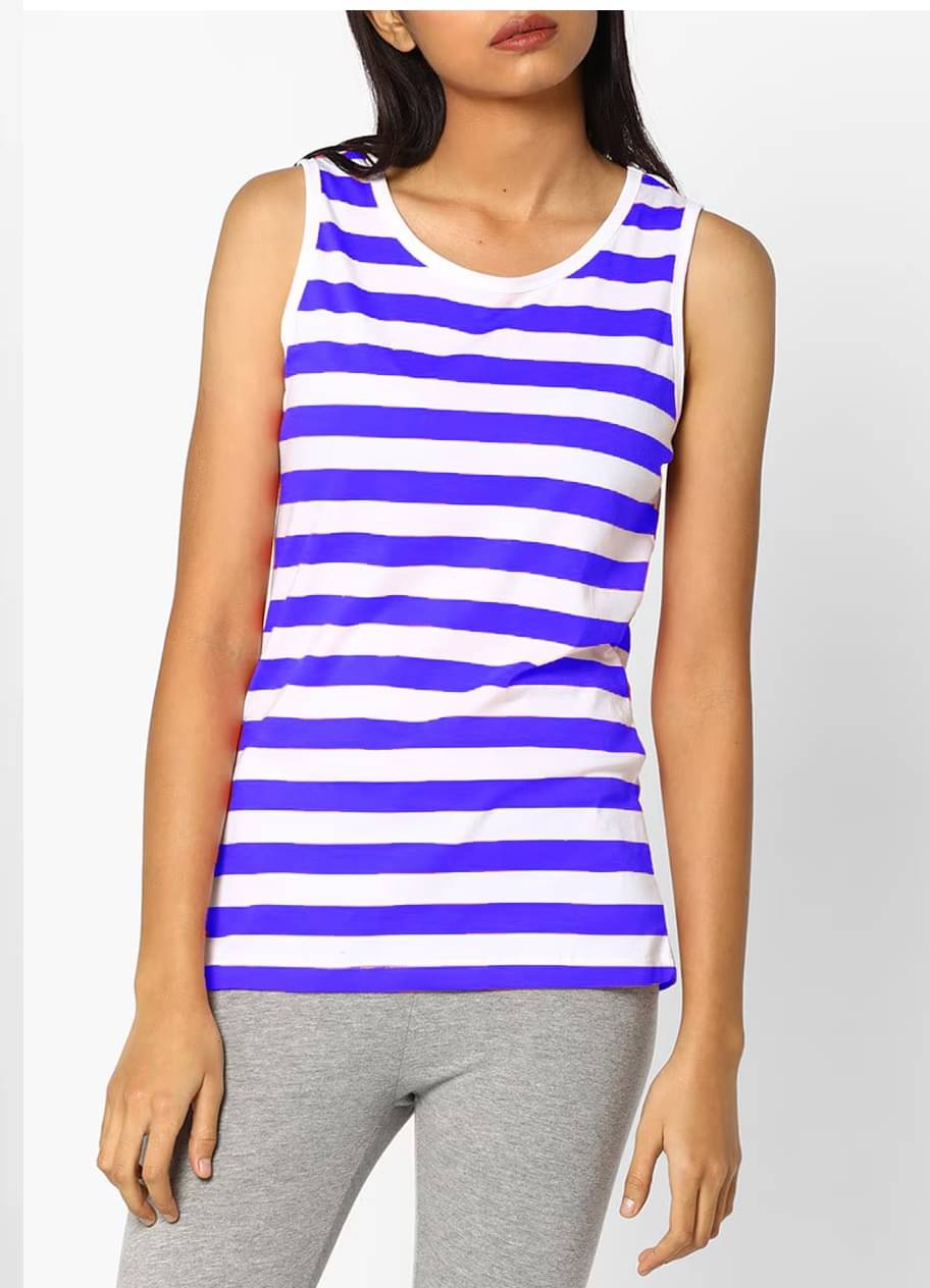 VEE SAA BLUE Cotton Women's Regular Top ( Pack of 1 ) VEE SAA BLUE Cotton Women's Regular Top ( Pack of 1 )